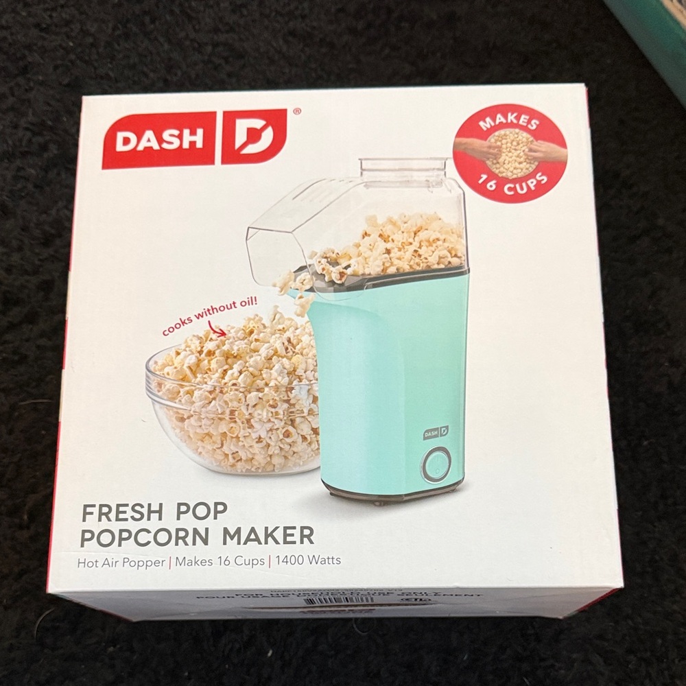 Ash Fresh Pop Popcorn Maker - Light Blue
